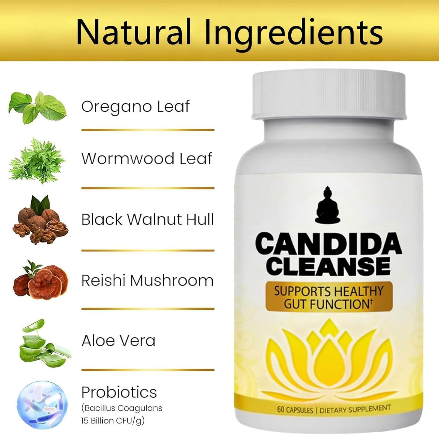 Candida Cleanse - Gut & Colon Support