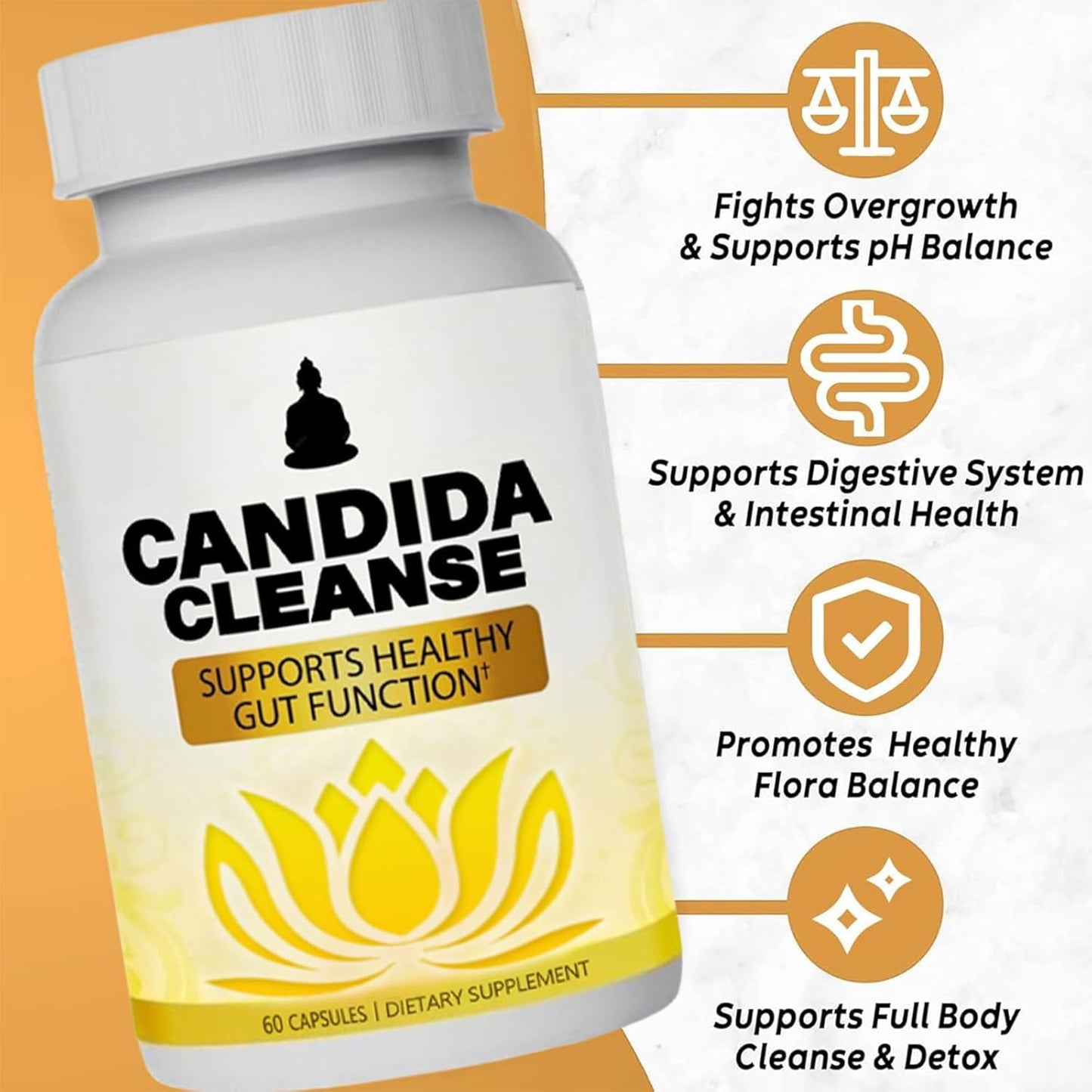 Candida Cleanse - Gut & Colon Support